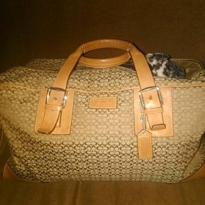 Genuine Coach Duffle bag or extra extra large purse with shoulder strap
